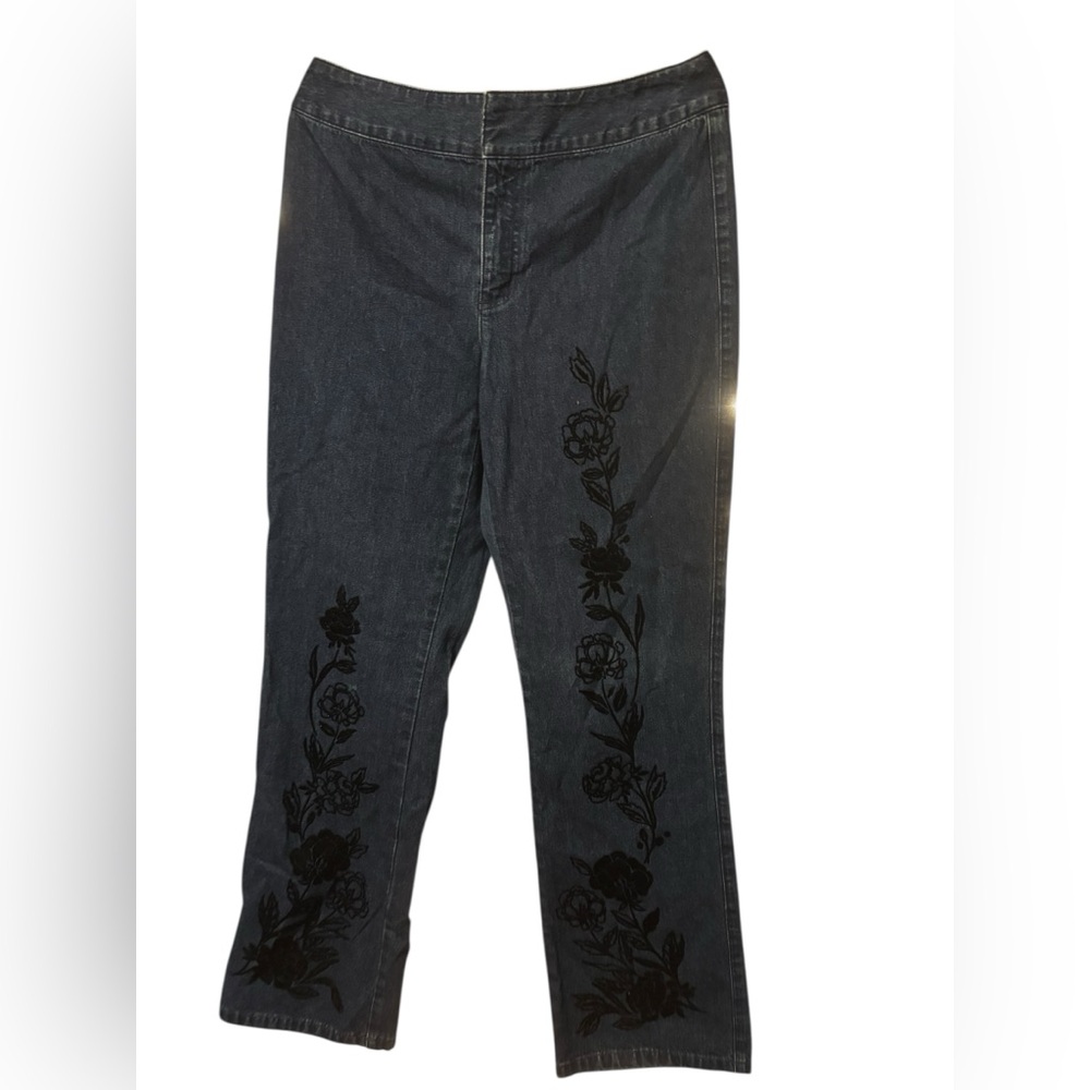 Liz Claiborne Black Straight Leg Jeans